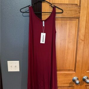 Women's Burgundy Dress